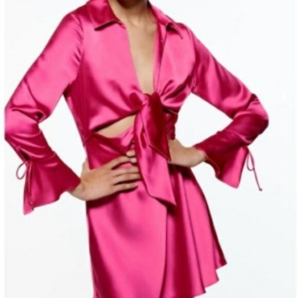 Dresses & Skirts - Zara Barbie Pink Dress
